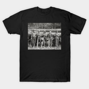 Idaho Sawmill Workers, 1939. Vintage Photo T-Shirt